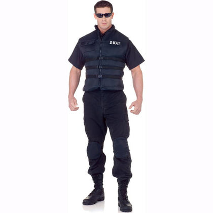 SWAT vest and knee pads