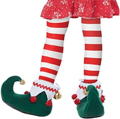 Green Curled Toe Elf Shoes