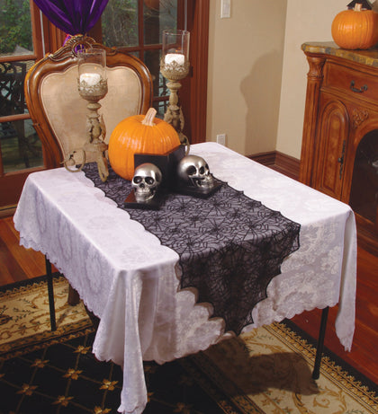 Halloween Lace Table Runner | Halloween