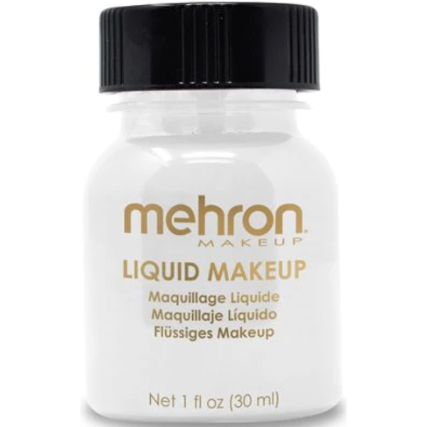 White 1 oz. Liquid Makeup | Mehron