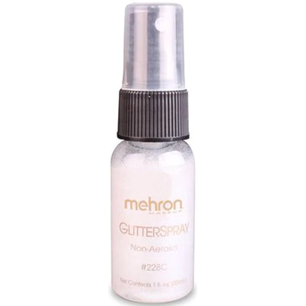 Mehron Glitter Spray (Gold)  Glitter Spray Makeup –