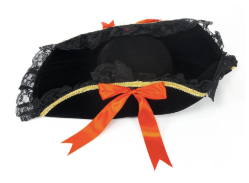 velvet pirate hat