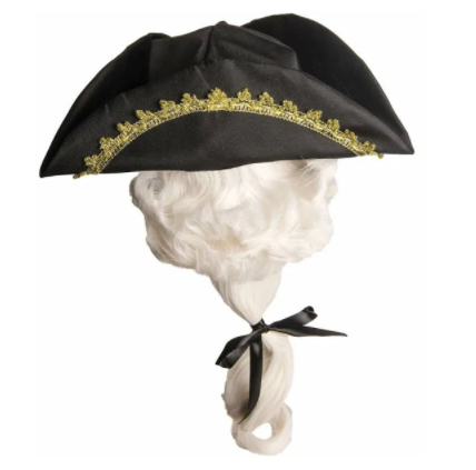 Colonial Hat with Wig | Child