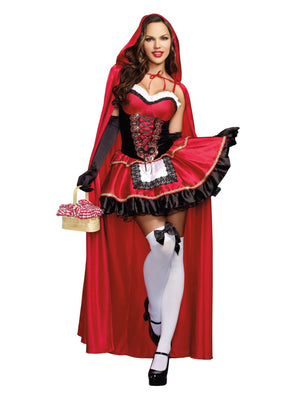 Sexy dress and hooded cape