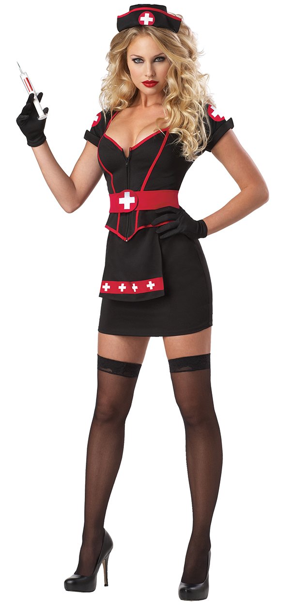 Black and Red Sexy Nurse