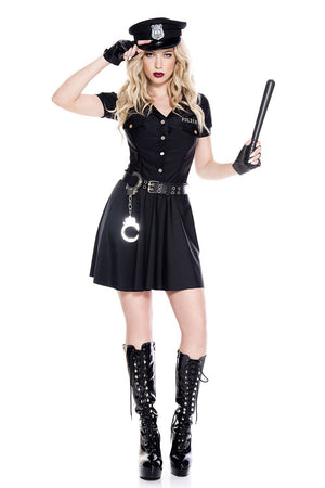 Short sleeved button dress
