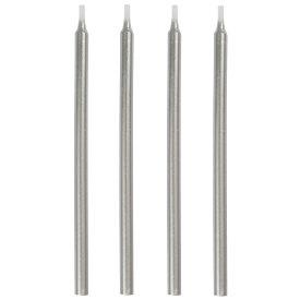 Silver Birthday Candle Set