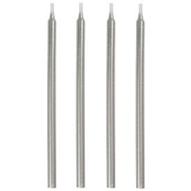 Silver Birthday Candle Set