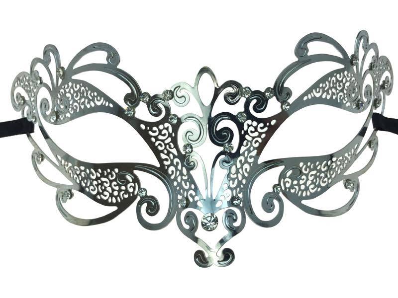 Silver Cut Out Eye Mask