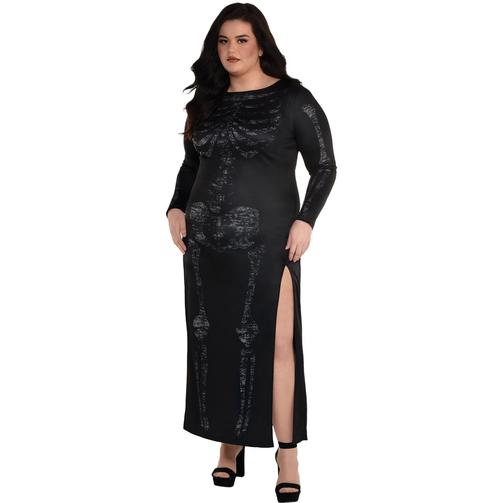 Skeleton Romance Dress |  Adult Plus XXL (18-20)