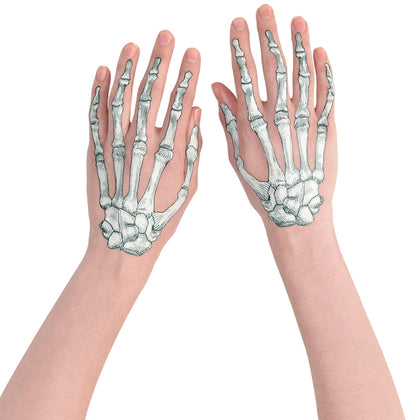 Skeleton Romance Hand Tattoo