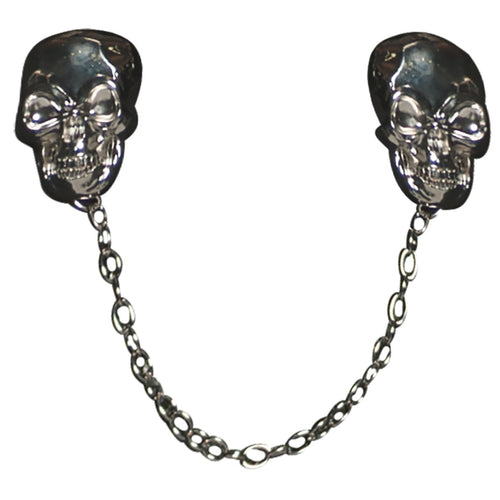 2" x 3" pins with silver chain
