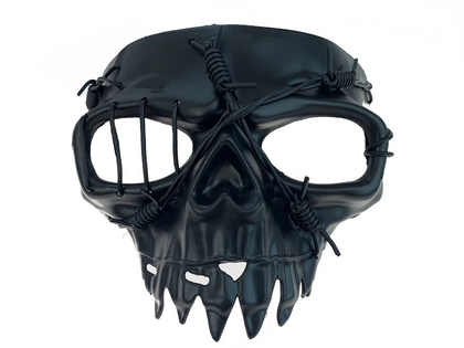 Skull Jagged Teeth Wire Mask