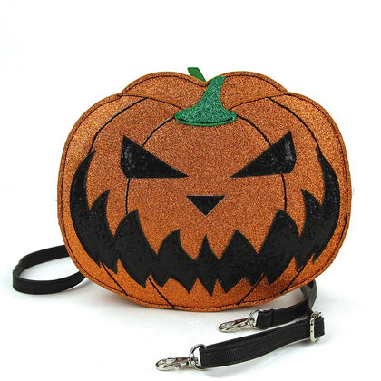 Glitter Pumpkin Bag | Halloween