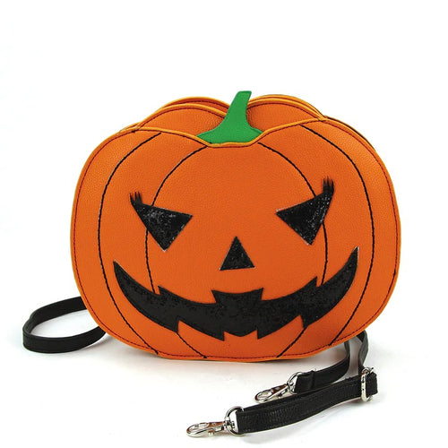 Glitter Pumpkin Bag | Halloween
