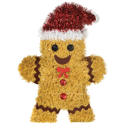 Small 3D Tinsel Gingerbread | Christmas