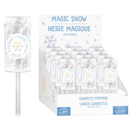 Snow Confetti Poppers | Christmas