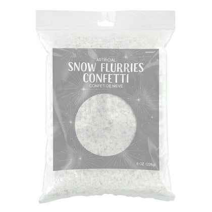 Snow Flurries Plastic Confetti | Christmas