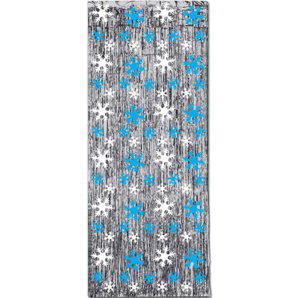 Snowflake Metallic Curtain