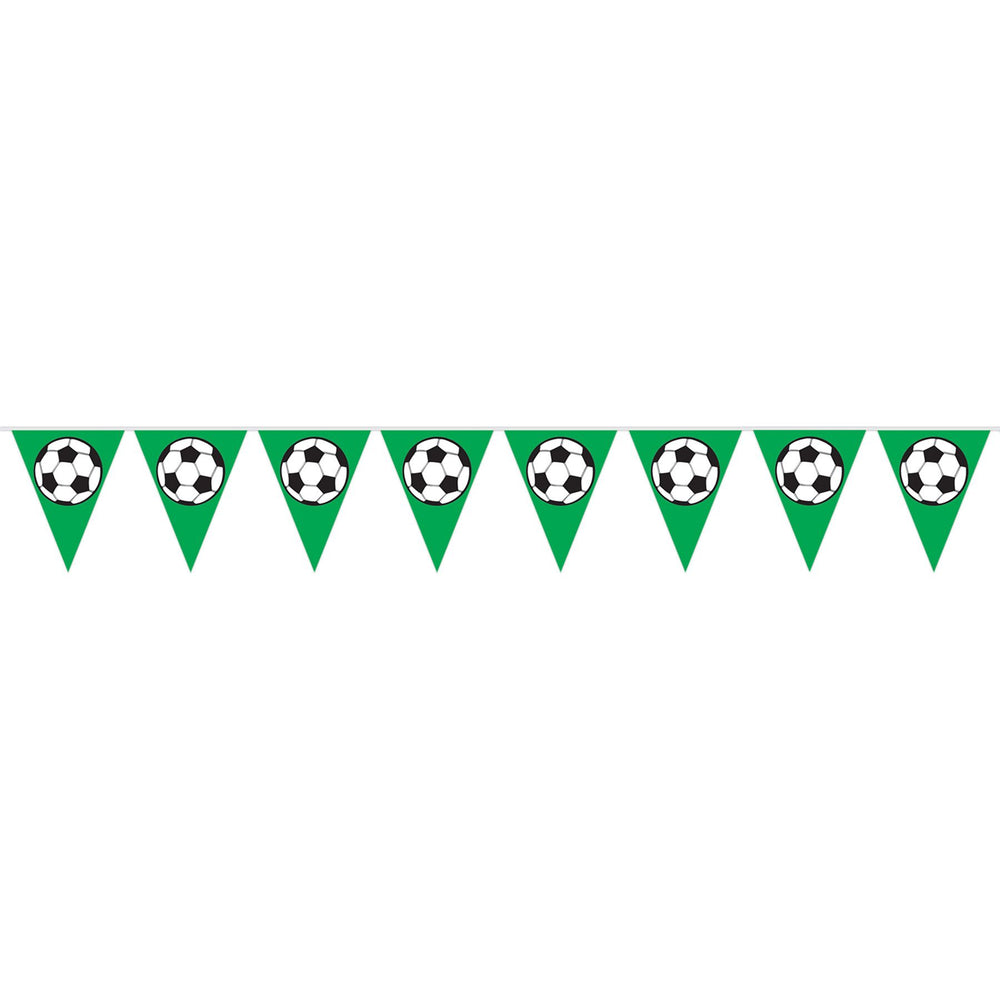 Soccer Ball Pennant Banner