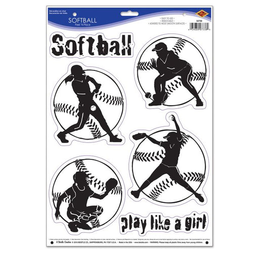 Softball Peel 'N Place