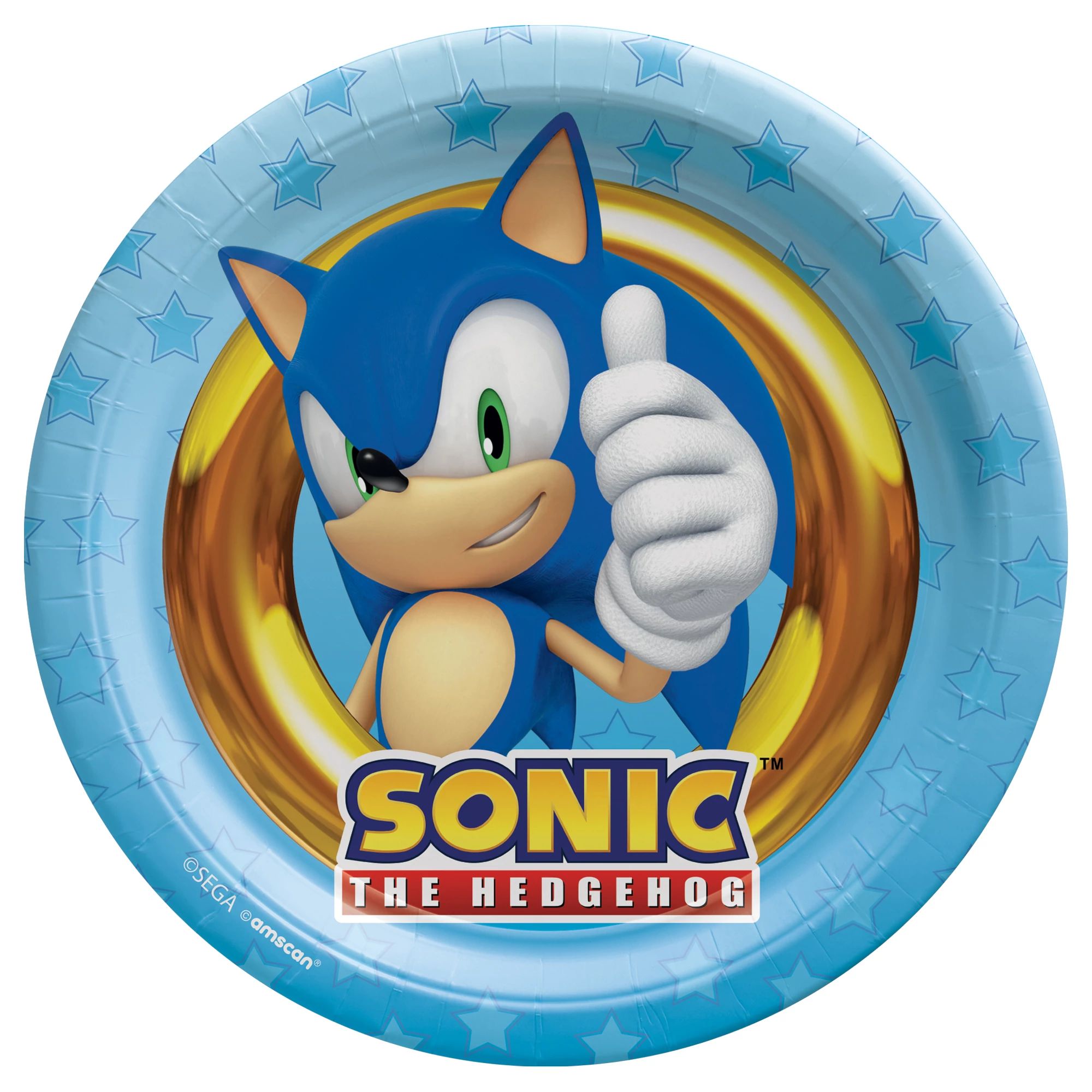 Sonic 7in Round Plates