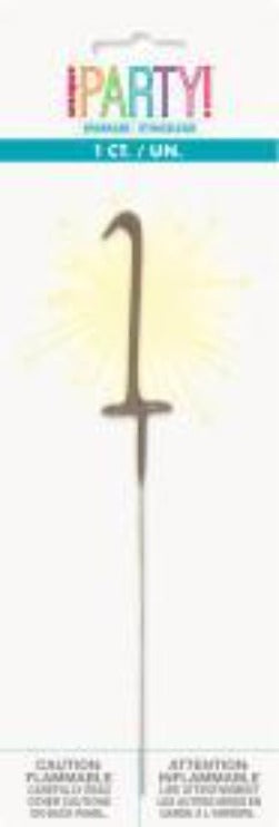 Numeral Sparkler - 1  | Candles