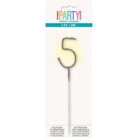 Numeral Sparkler 5  | Candles