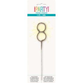 Numeral Sparkler 8  | Candles