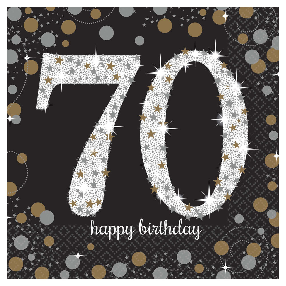 Sparkling Celebration 70 Luncheon Napkins 16ct