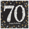 Sparkling Celebration 70 Luncheon Napkins 16ct | Milestone Birthday