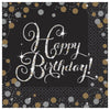 Sparkling Celebration Luncheon Napkins, Happy Birthday 16ct