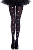 Spider print pantyhose