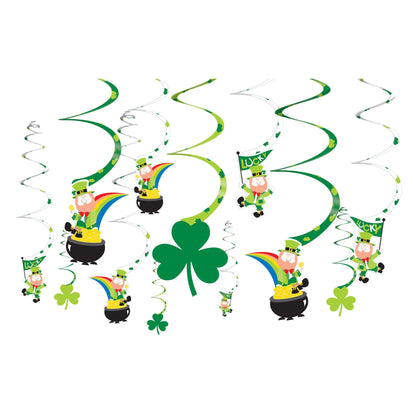 St. Patrick's Day Foil Swirl Value Pack