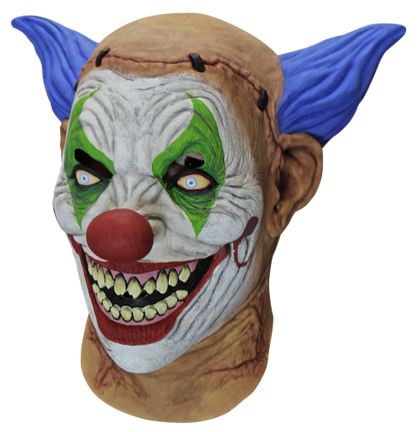 Evil wide clown grin