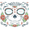 Sugar Skull Face Tattoos - Tinsley Transfers CT-412