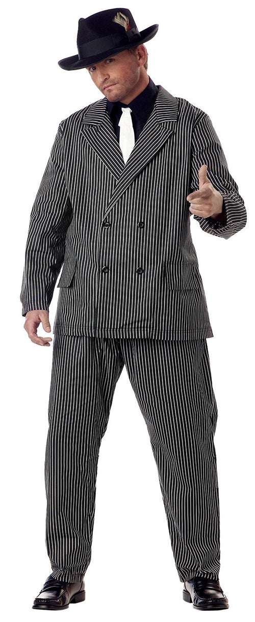 Pinstriped Mafia Gangster
