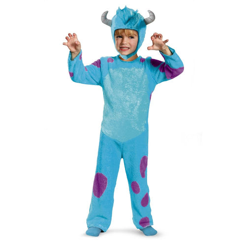 Blue and purple jumpsuit, headpiece and tail