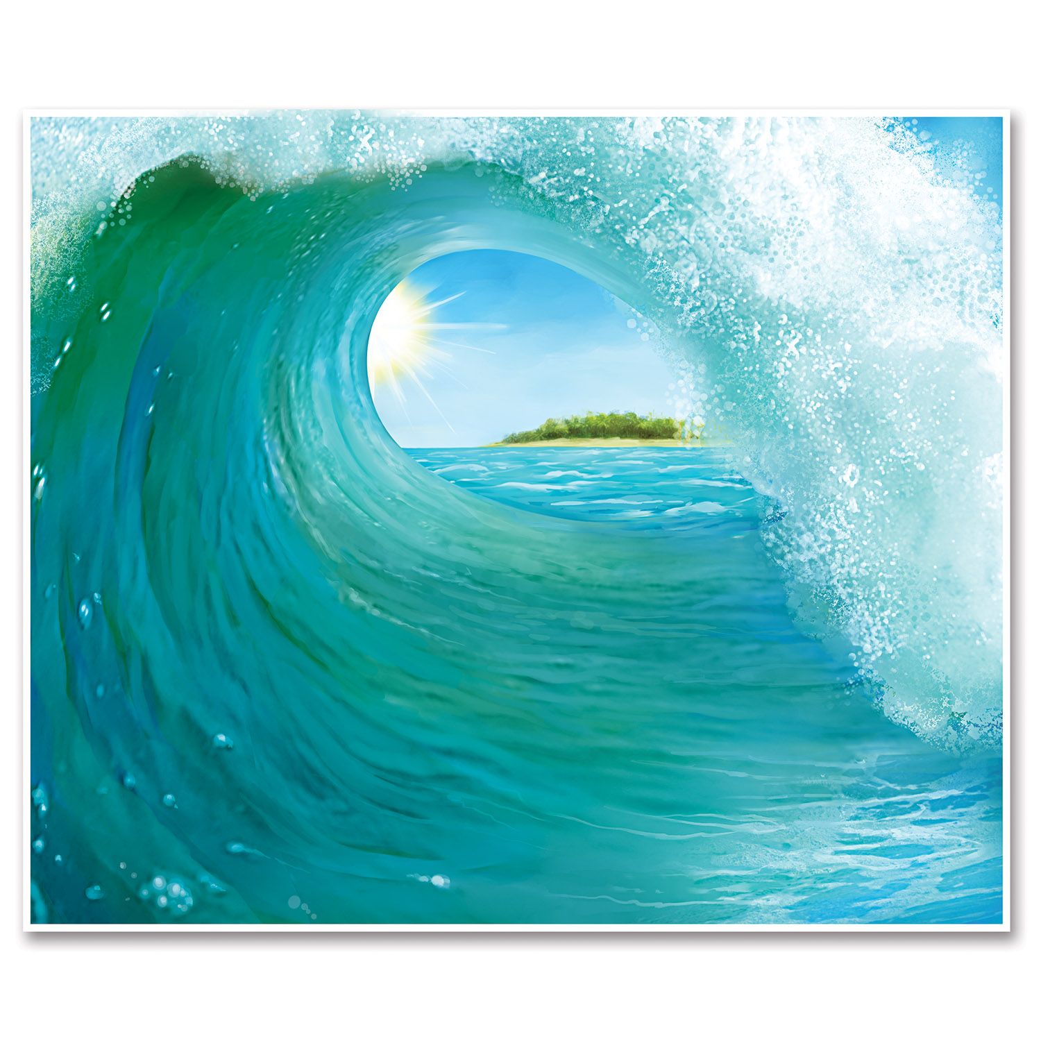 Surf Wave Backdrop 