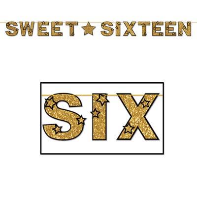 Sweet Sixteen Streamer