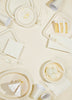 Ivory Beverage Napkins 50ct | Solids