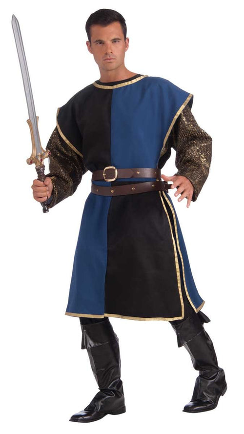 Blue and Black with Gold Trim