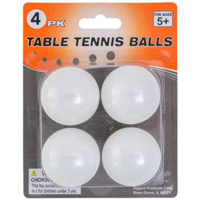 Table Tennis Balls 4pk