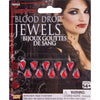Peel and stick blood drop jewels - 10 pack