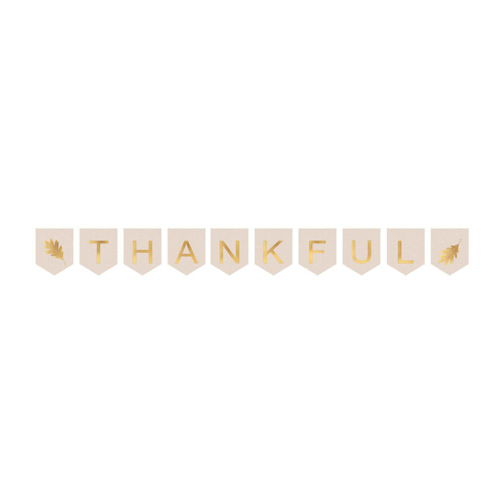 Thankful Canvas Pennant Banner