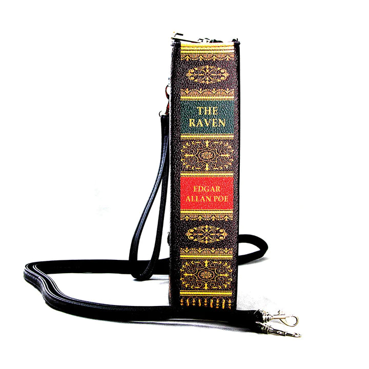 The Raven Vintage Book Clutch Bag In Vinyl  | Halloween