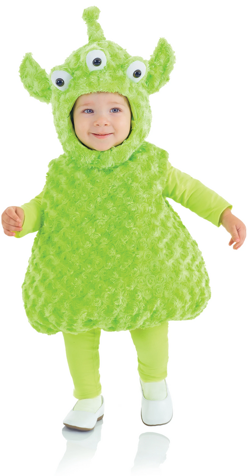 Green with three eyes