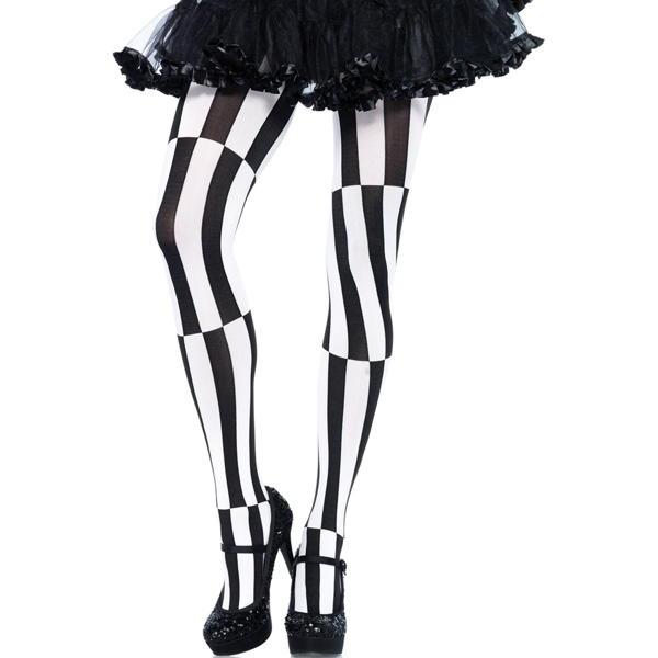 Black and White Optical Illusion Tights