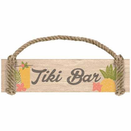 Tiki Bar Hanging Sign