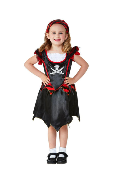 Toddler Pirate Skull and Crossbones Costume | Child